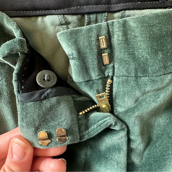 Babaton Atelier- Green Velvet Trousers - Picture 9 of 10